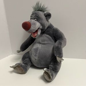 DISNEY STORE Jungle Book Baloo stuffed animal plush doll stuffed animal bear